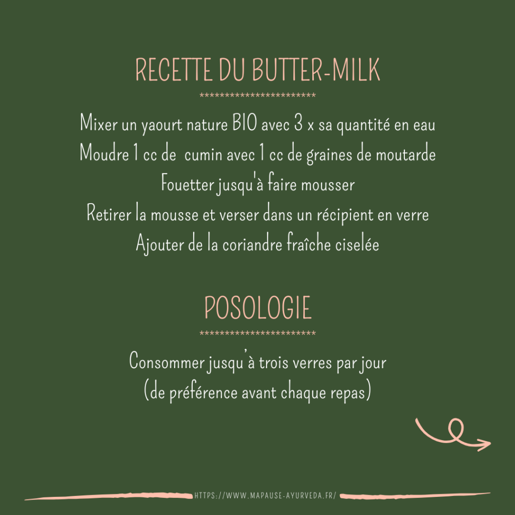 Recette du buttermilk pour favoriser l'absorption intestinale